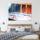 Toile Percussions d'Automne (Insitu(Chambre))