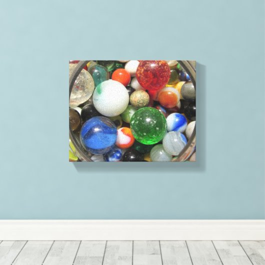 Toile Perdre mes billes (Insitu (Plancher de Bois))