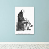 Toile Père Goriot, illustration de 'Le Pere (Insitu (Plancher de Bois))