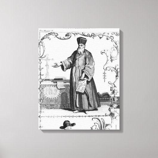 Toile Père Matteo Ricci (Recto)