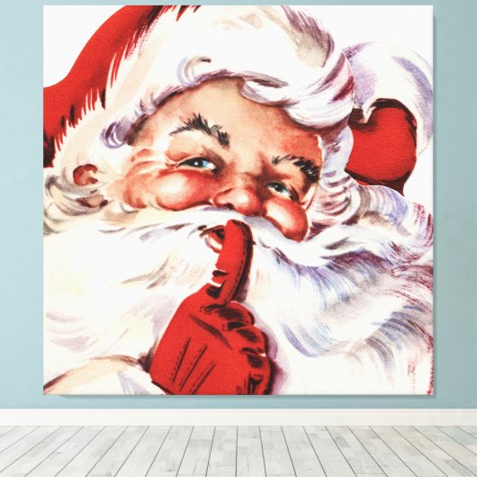 Toile Père Noël 003 (Insitu (Plancher de Bois))