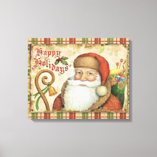 Toile Père Noël avec cadeaux (Recto)