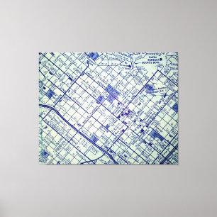 Toile PÈRE NOËL BARBARA, CA Carte Vintage