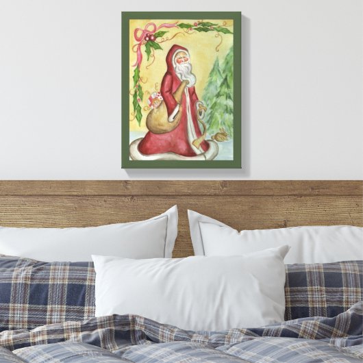Toile Père Noël Canvas Art Imprimer (Insitu(Chambre))