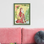 Toile Père Noël Canvas Art Imprimer (Insitu(Salon))