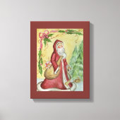 Toile Père Noël Canvas Art Imprimer (Recto)