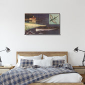 Toile Père Noël Catalina Island, CA Casino, Flying Fish (Insitu(Chambre))