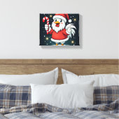 Toile Père Noël Chicken Joy (Insitu(Chambre))