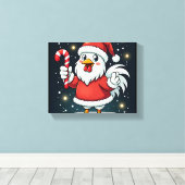 Toile Père Noël Chicken Joy (Insitu (Plancher de Bois))