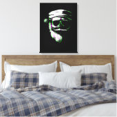 Toile Père Noël cool (Insitu(Chambre))