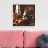 Toile Père Noël Cosy Nook (Insitu(Salon))