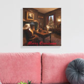 Toile Père Noël Cosy Nook (Insitu(Salon))