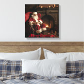 Toile Père Noël Cosy Nook (Insitu(Chambre))