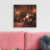 Toile Père Noël Cosy Nook (Insitu(Salon))