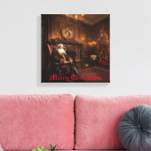 Toile Père Noël Cosy Nook (Insitu(Salon))