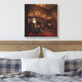 Toile Père Noël Cosy Nook (Insitu(Chambre))