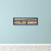 Toile Père Noël Cruz Beach Boardwalk Humpback Enveloppé (Insitu (Plancher de Bois))