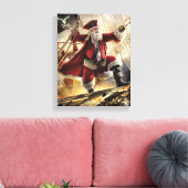 Toile Père Noël est un Pirate (Insitu(Salon))