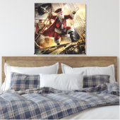Toile Père Noël Est Un Pirate (Insitu(Chambre))