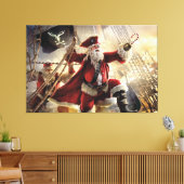 Toile Père Noël est un Pirate (Insitu(Salon))