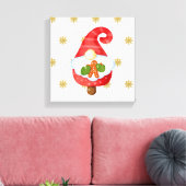 Toile Père Noël Gnome (Insitu(Salon))