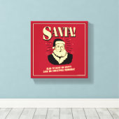 Toile Père Noël : Sac Vide Le Matin De Noël (Insitu (Plancher de Bois))