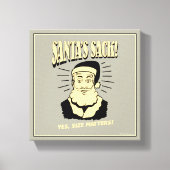 Toile Père Noël Sack : Oui, la taille compte (Recto)