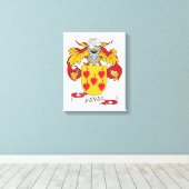 Toile Perea Family Crest (Insitu (Plancher de Bois))