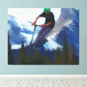 Toile Performance de pointe - Scooter Boy (Insitu (Plancher de Bois))