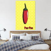 Toile Peri-Peri Chili Pepper Canvas (Insitu(Chambre))