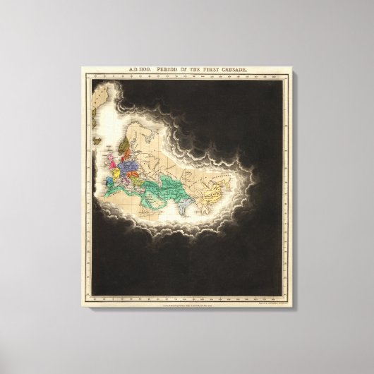Toile Période de la première croisade 1100 ap. (Recto)