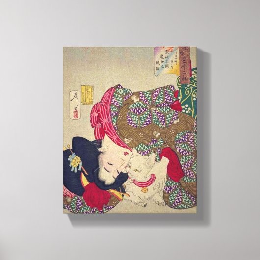 Toile Période Kansei de Tsukioka Yoshitoshi (Recto)