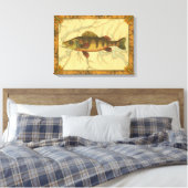 Toile Perle jaune sur la carte (Insitu(Chambre))