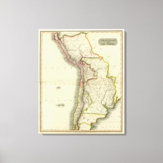 Toile Pérou, Chili, La Plata 2 (Recto)