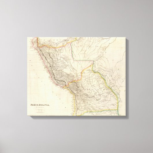 Toile Pérou et Bolivie (Recto)