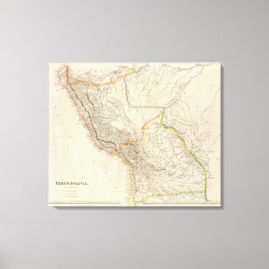 Toile Pérou et Bolivie (Recto)