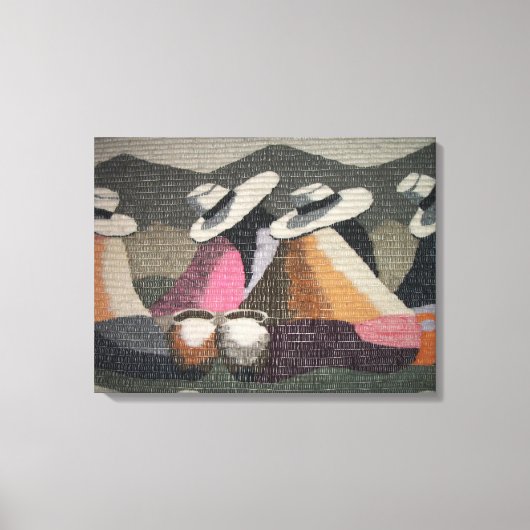 Toile Pérou Gossip Girls Wall Canvas (Recto)