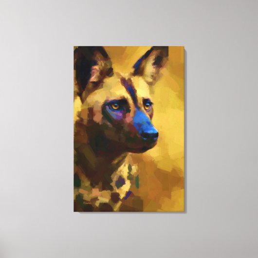 Toile Perro Salvaje Africano (Recto)