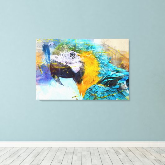 Toile Perroquet (Insitu (Plancher de Bois))