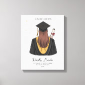 Toile Personalised Graduation Gift Keepsake Grad Friend (Recto)