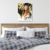 Toile Personalized Class of 2026 Graduation Photo (Insitu(Chambre))