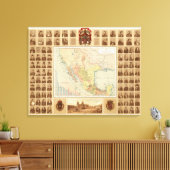 Toile Personnages religieux et laïques du Mexique (Insitu(Salon))