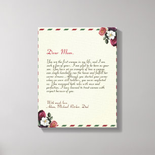 Toile Personnalisation Love Letter