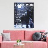Toile Personnalisé À Ma Mère Du Fils, (Insitu(Salon))