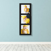 Toile Personnalisé Ajouter 3 photos sur mesure (Insitu (Plancher de Bois))