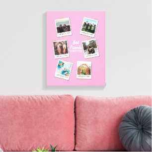 Toile Personnalisé Best Friends 6 Photo Collage personna