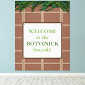 Toile Personnalisé - Bienvenue à Succah (Insitu (Plancher de Bois))