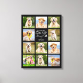 Toile Personnalisé Pet Mémorial cadeau Animaux de compag (Recto)