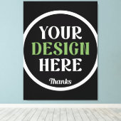 Toile personnalisé, unique, élégant et minimaliste kiss (Insitu (Plancher de Bois))