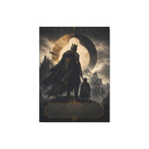 Toile personnalisée Roi Père Fantasy